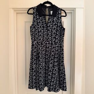 Kate Spade Mackenna Dress (Black and White Bow Pattern)
